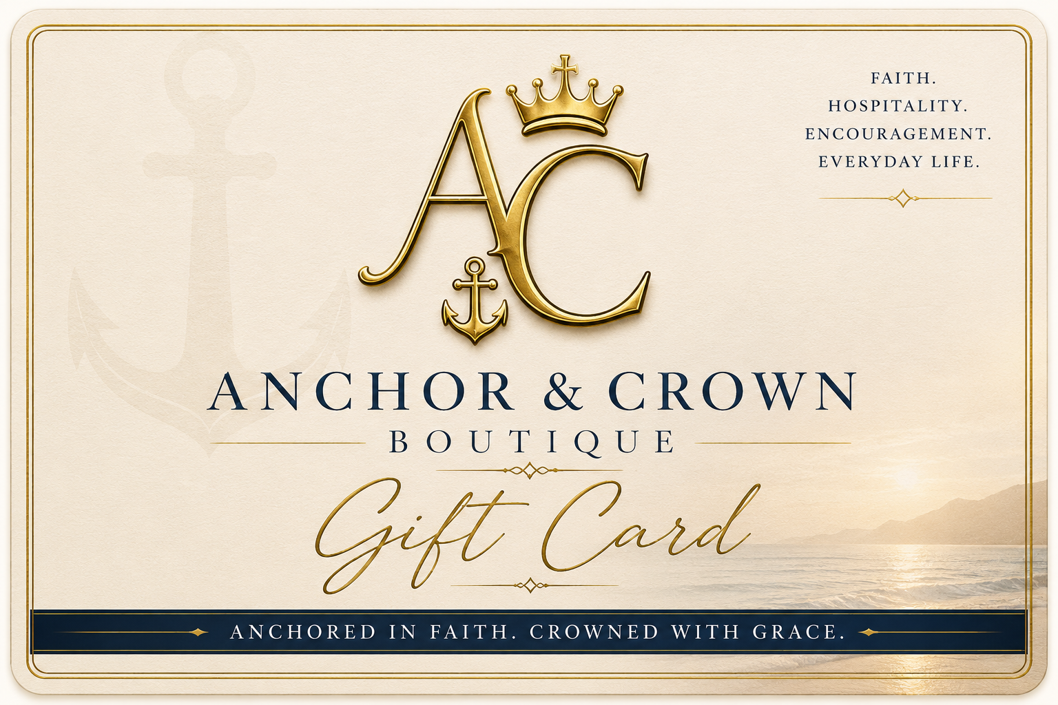 Anchor & Crown Gift Cards