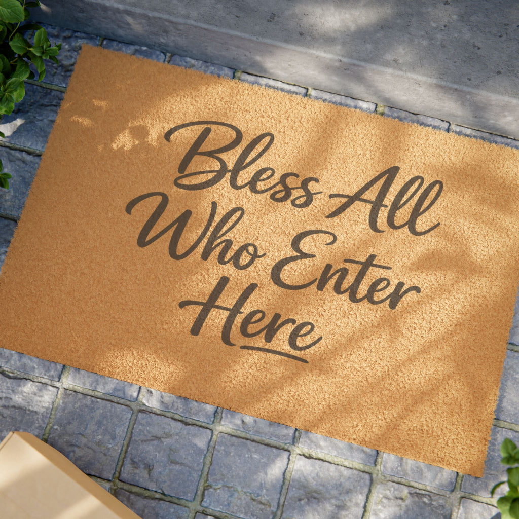 Faith Welcome Entry Set | Outdoor Doormat & Porch Accent