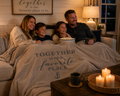 Sherpa Blanket – “Together Is Our Favorite Place” Cozy Fleece Throw