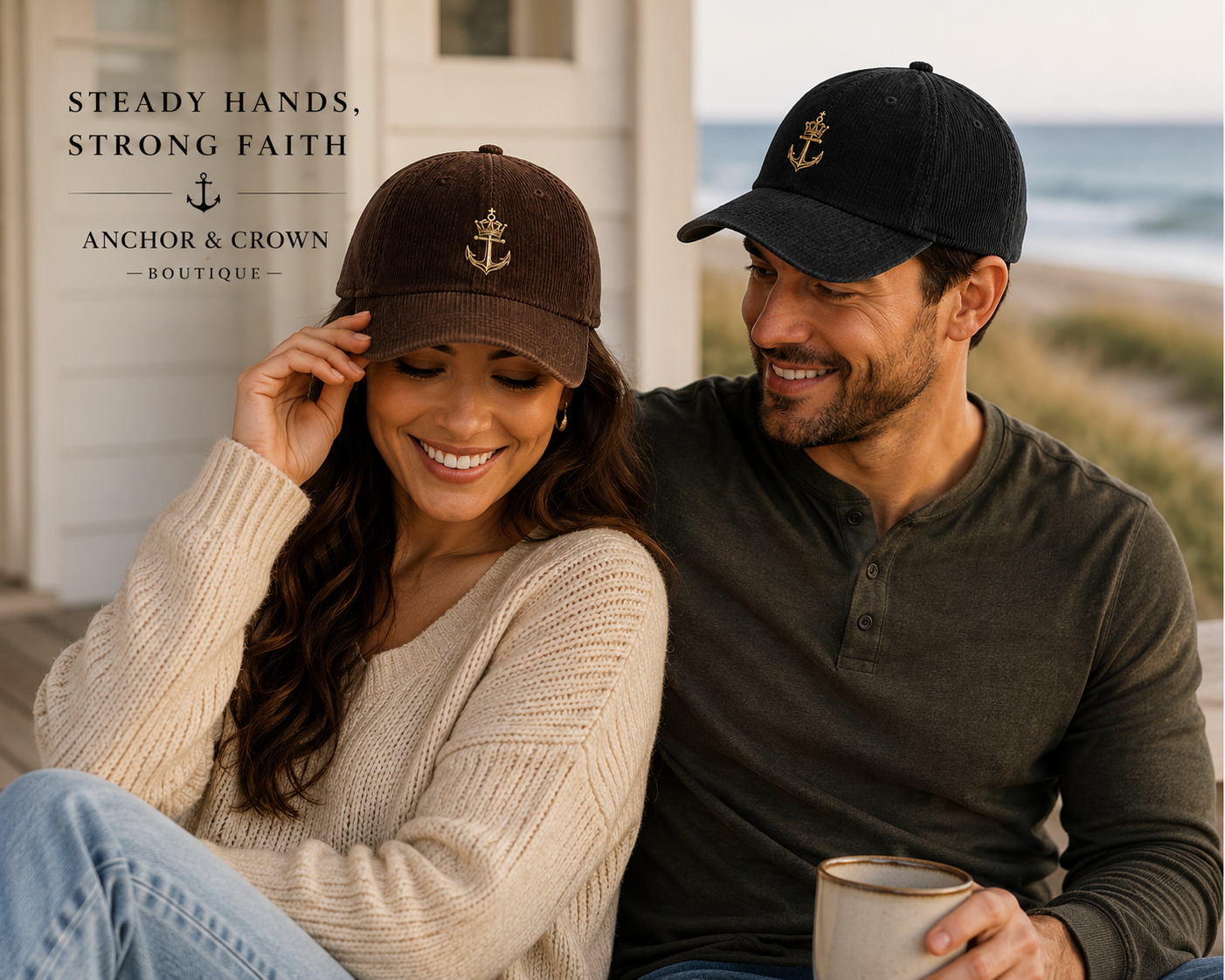Anchor & Crown™ Coastal Corduroy Cap
