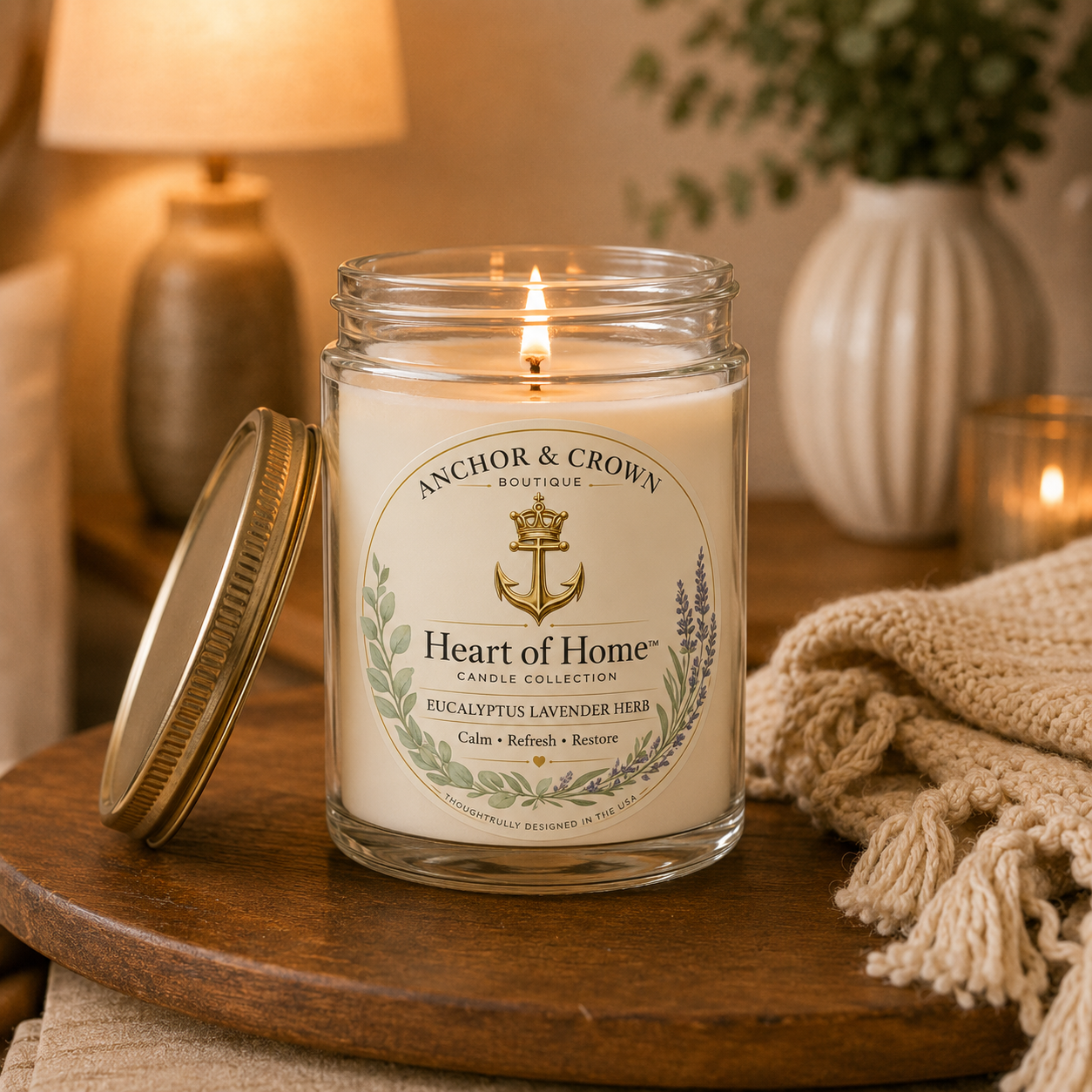 Heart of Home Soy Candle | 9 oz Scented Candle