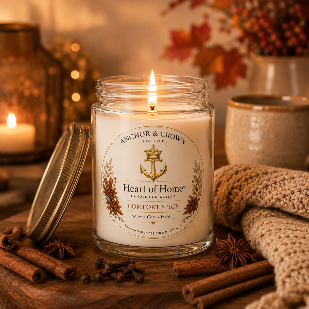 Heart of Home Soy Candle | 9 oz Scented Candle