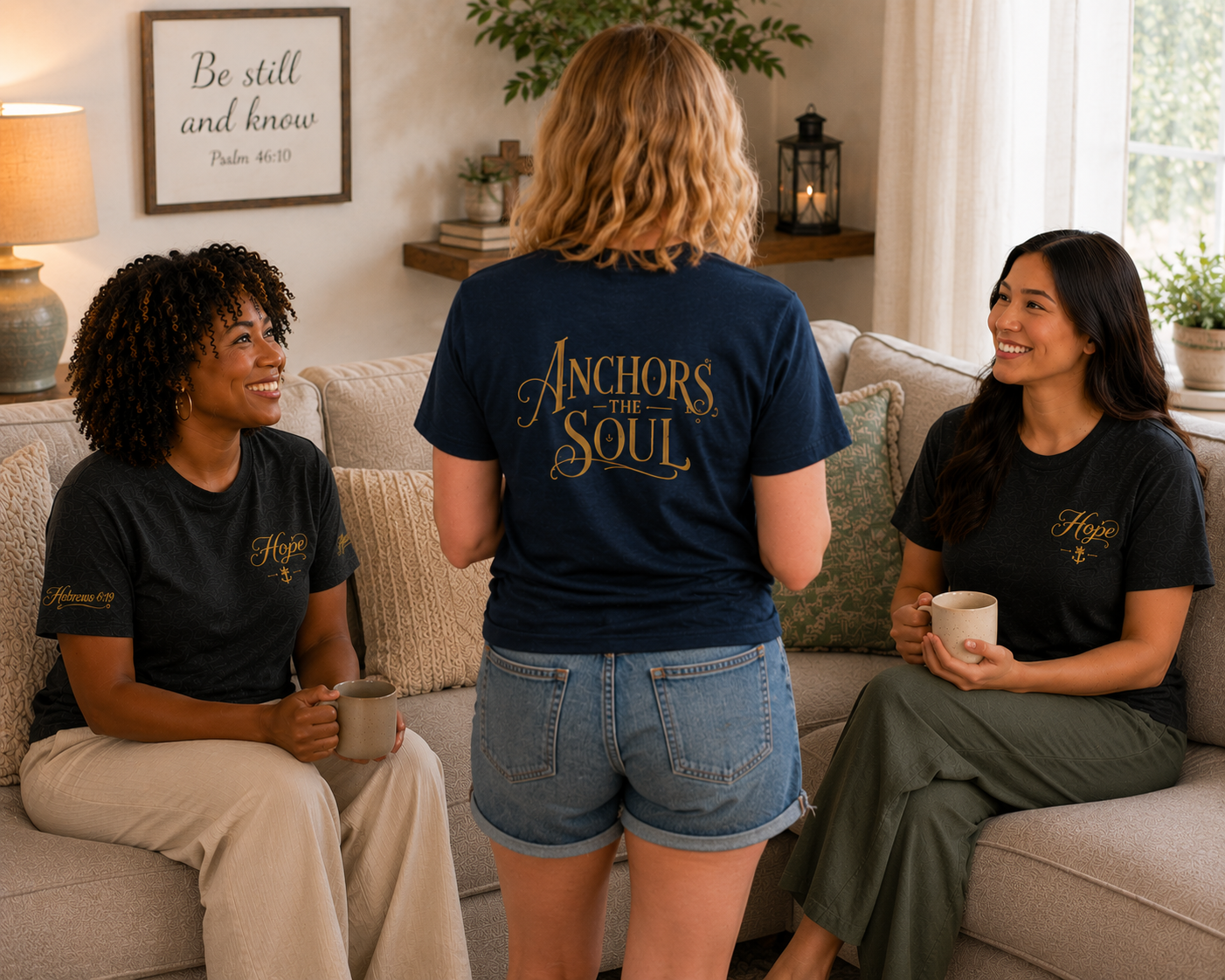 Hope Anchors the Soul™ Inspirational Script Tee