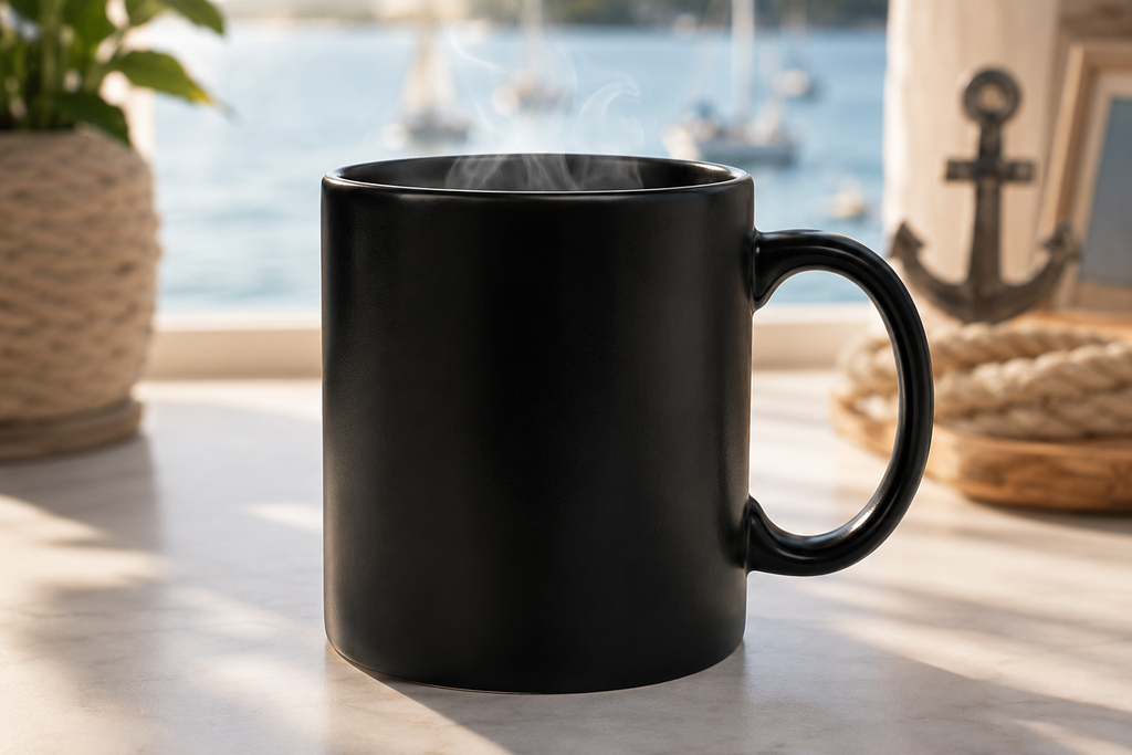 He’s Not My Co-Pilot, He’s My Captain™ Heat Reveal Coffee Mug | 11 oz Color-Changing Mug