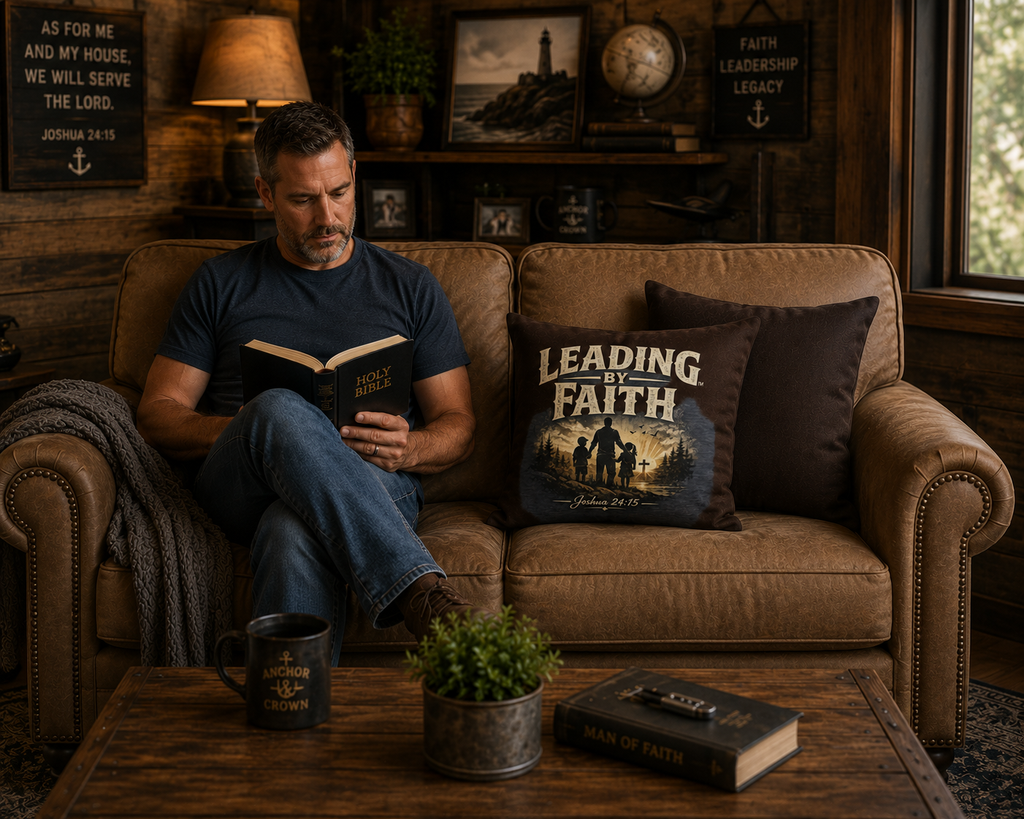 Leading by Faith™ Faux Suede Pillow