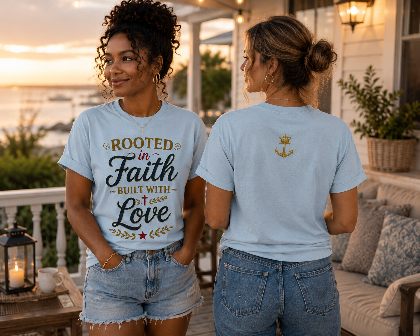 Rooted in Faith. Built with Love.™ | Comfort Colors® 1717 Garment-Dyed Tee
