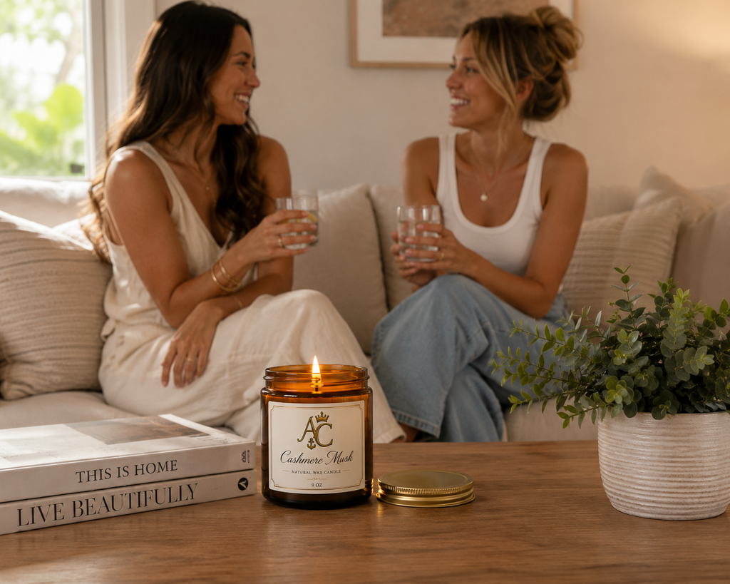 Anchor & Crown™ Signature Cashmere Musk Natural Wax Candle | 9 oz