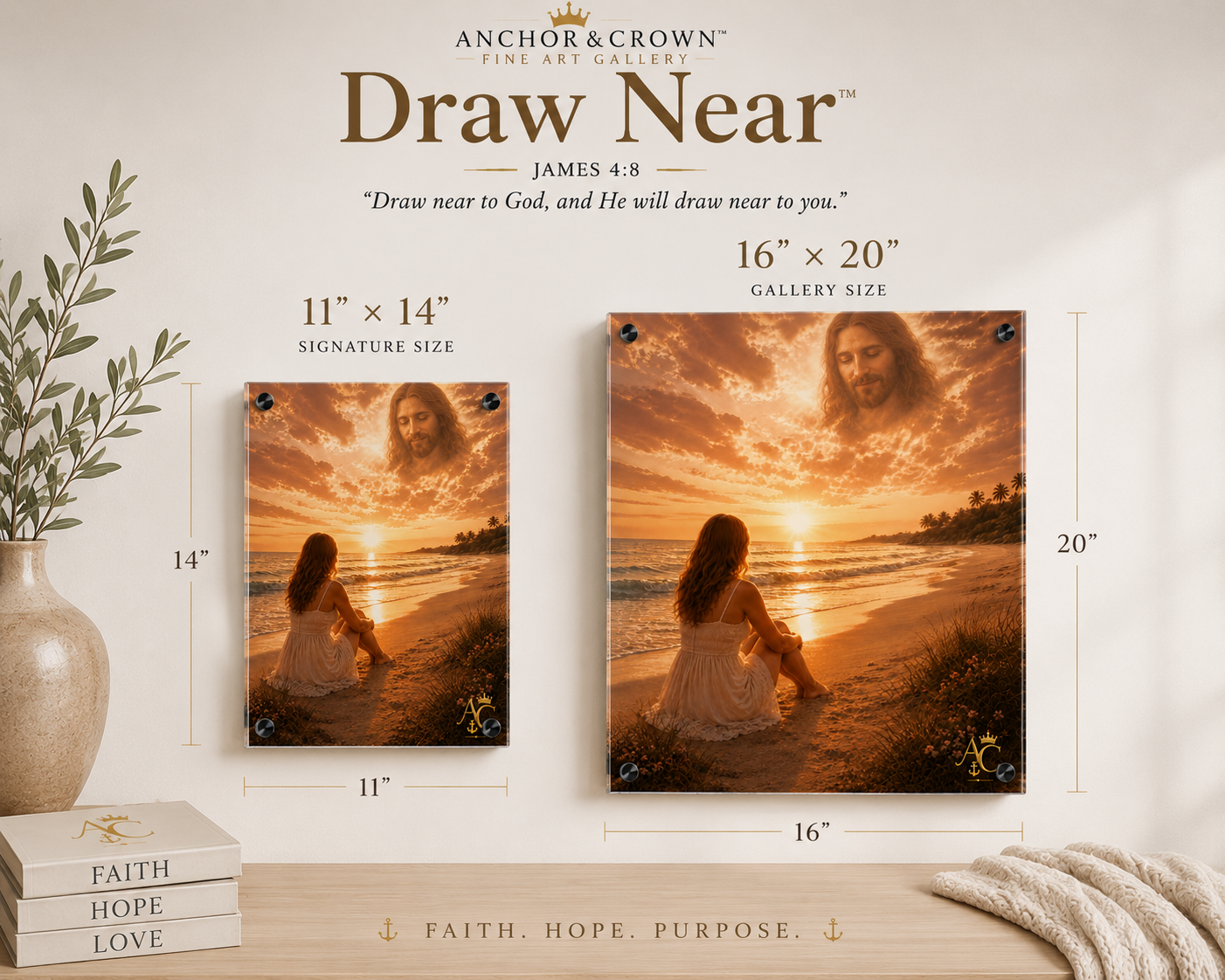 Draw Near™ Acrylic Wall Art | James 4:8