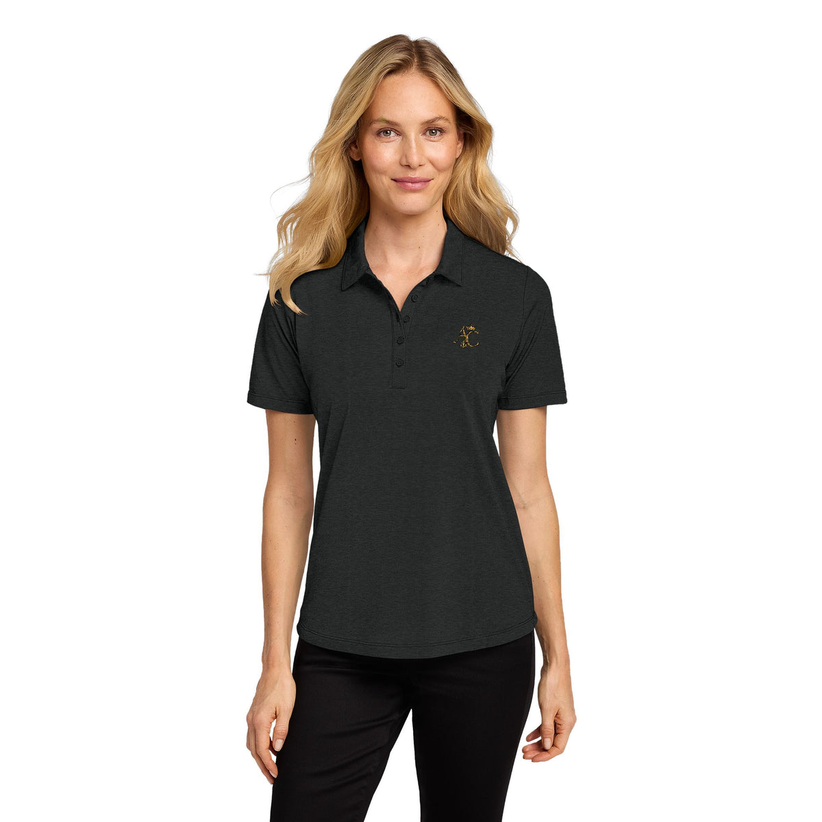 A&C Signature Women’s Embroidered Polo | Premium Work & Casual Polo