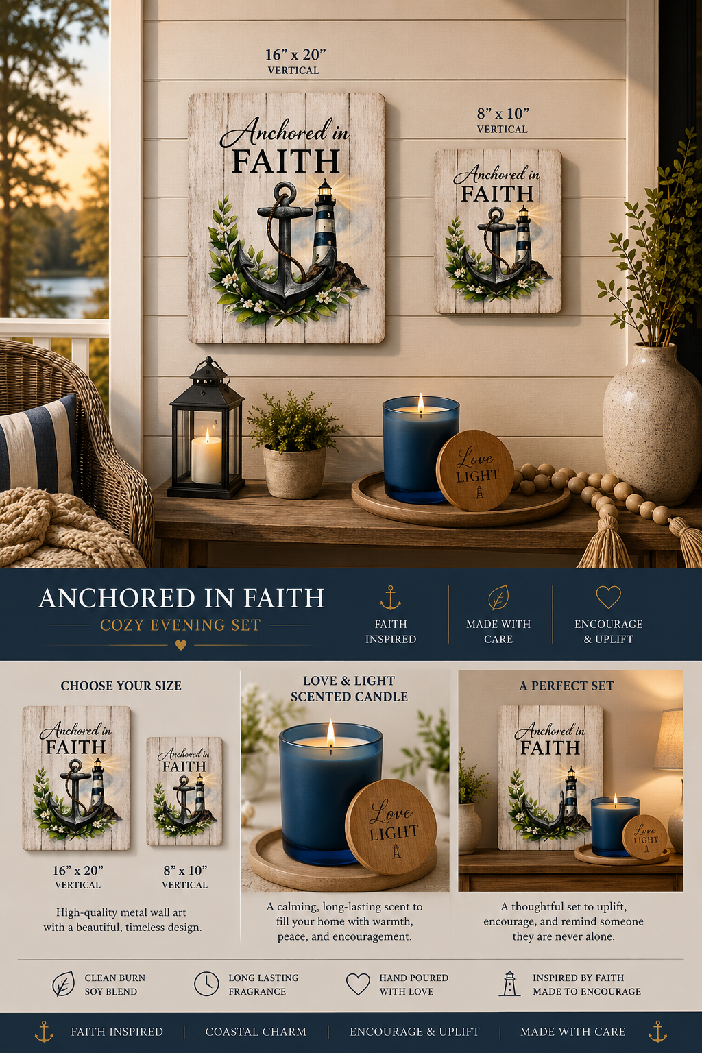 Anchored in Faith™ | Cozy Evening Set