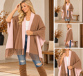 Grace in Every Layer™ Colorblock Fringe Wrap