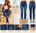 Indigo Button-Fly High-Rise Ankle Skinny Jeans