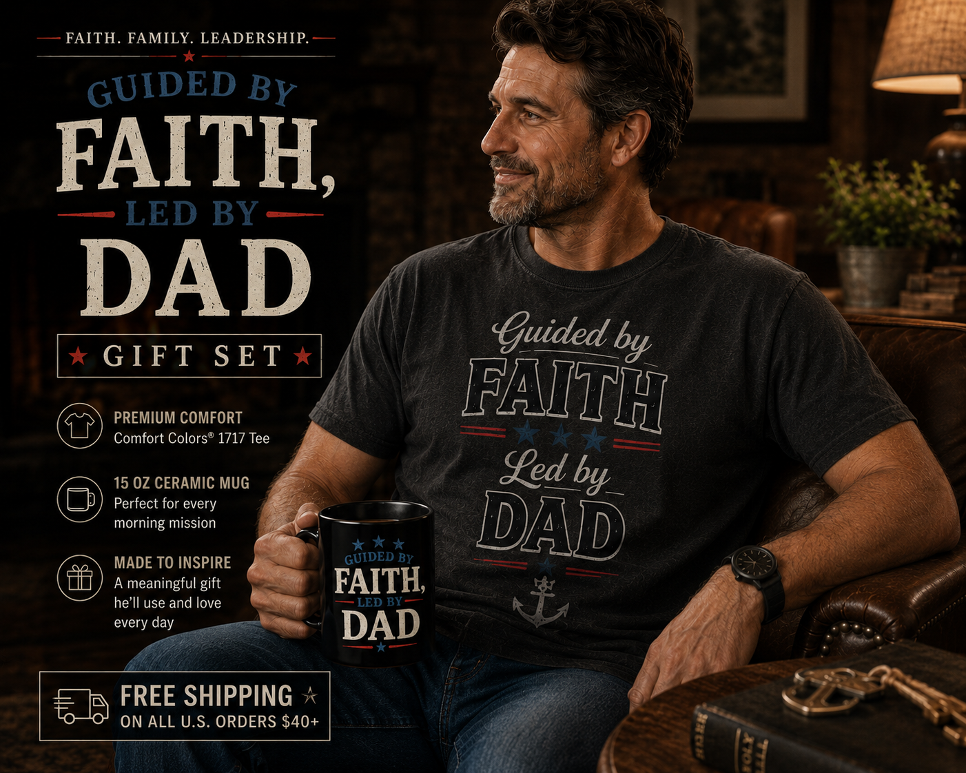Guided by Faith, Led by Dad™ Gift Set