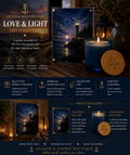 Love & Light™ Gift Collection | Candle & Lighthouse Wall Art